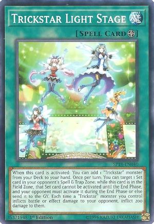 Trickstar Light Stage (SP18-EN040) - Star Pack VRAINS 1st Edition Star Pack VRAINS Yugioh Single  Squirtle Squad Card Shop.