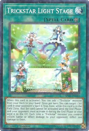 Trickstar Light Stage (Starfoil) (SP18-EN040) - Star Pack VRAINS 1st Edition Star Pack VRAINS Yugioh Single  Squirtle Squad Card Shop.