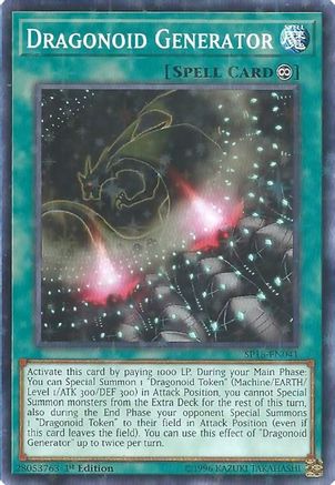 Dragonoid Generator (Starfoil) (SP18-EN041) - Star Pack VRAINS 1st Edition Star Pack VRAINS Yugioh Single  Squirtle Squad Card Shop.