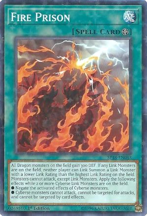 Fire Prison (Starfoil) (SP18-EN043) - Star Pack VRAINS 1st Edition Star Pack VRAINS Yugioh Single  Squirtle Squad Card Shop.