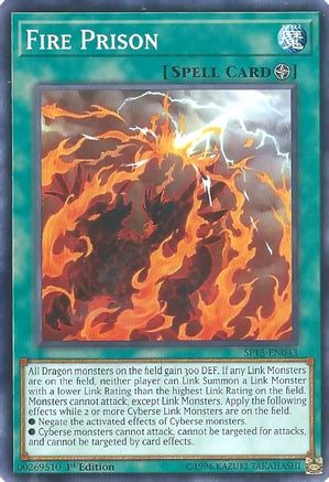 Fire Prison (SP18-EN043) - Star Pack VRAINS 1st Edition Star Pack VRAINS Yugioh Single  Squirtle Squad Card Shop.