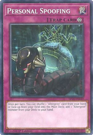 Personal Spoofing (SP18-EN049) - Star Pack VRAINS 1st Edition Star Pack VRAINS Yugioh Single  Squirtle Squad Card Shop.