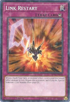 Link Restart (Starfoil) (SP18-EN050) - Star Pack VRAINS 1st Edition Star Pack VRAINS Yugioh Single  Squirtle Squad Card Shop.