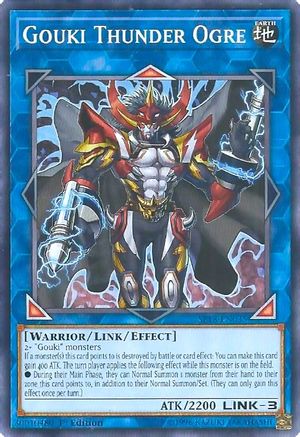 Gouki Thunder Ogre (SP18-EN035) - Star Pack VRAINS 1st Edition Star Pack VRAINS Yugioh Single  Squirtle Squad Card Shop.