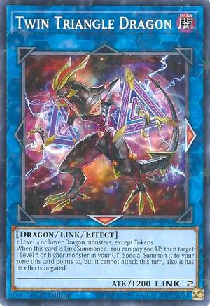 Twin Triangle Dragon (Starfoil) (SP18-EN036) - Star Pack VRAINS 1st Edition Star Pack VRAINS Yugioh Single  Squirtle Squad Card Shop.