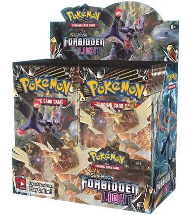 Forbidden Light Booster Box SM - Forbidden Light Pokemon Sealed  Squirtle Squad Card Shop.
