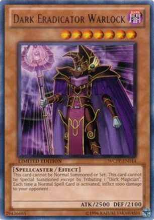 Dark Eradicator Warlock (WCPP-EN014) - World Championship 2010 Card Pack Limited World Championship 2010 Card Pack Yugioh Single  Squirtle Squad Card Shop.