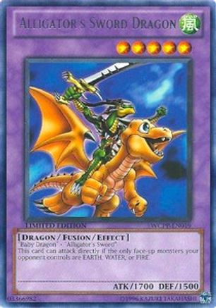Alligator's Sword Dragon (WCPP-EN019) - World Championship 2010 Card Pack Limited World Championship 2010 Card Pack Yugioh Single  Squirtle Squad Card Shop.