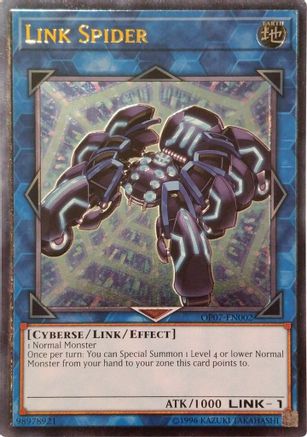 Link Spider (UTR) (OP07-EN002) - OTS Tournament Pack 7 Unlimited OTS Tournament Pack 7 Yugioh Single  Squirtle Squad Card Shop.
