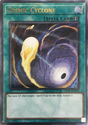Cosmic Cyclone (UTR) (OP07-EN003) - OTS Tournament Pack 7 Unlimited OTS Tournament Pack 7 Yugioh Single  Squirtle Squad Card Shop.