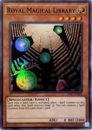 Royal Magical Library (OP07-EN004) - OTS Tournament Pack 7 Unlimited OTS Tournament Pack 7 Yugioh Single  Squirtle Squad Card Shop.