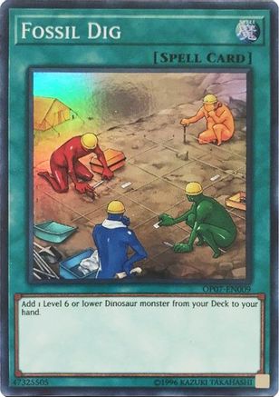 Fossil Dig (OP07-EN009) - OTS Tournament Pack 7 Unlimited OTS Tournament Pack 7 Yugioh Single  Squirtle Squad Card Shop.