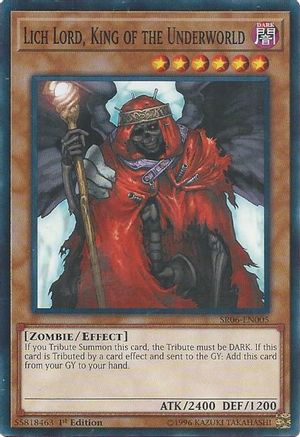 Lich Lord, King of the Underworld (SR06-EN005) - Structure Deck: Lair of Darkness 1st Edition Structure Deck: Lair of Darkness Yugioh Single  Squirtle Squad Card Shop.