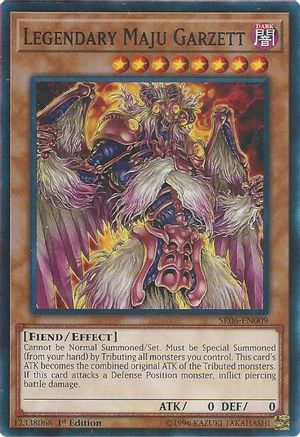 Legendary Maju Garzett (SR06-EN009) - Structure Deck: Lair of Darkness 1st Edition Structure Deck: Lair of Darkness Yugioh Single  Squirtle Squad Card Shop.
