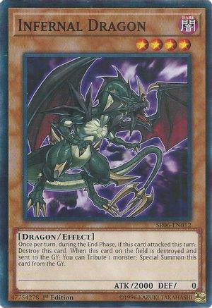 Infernal Dragon (SR06-EN012) - Structure Deck: Lair of Darkness 1st Edition Structure Deck: Lair of Darkness Yugioh Single  Squirtle Squad Card Shop.