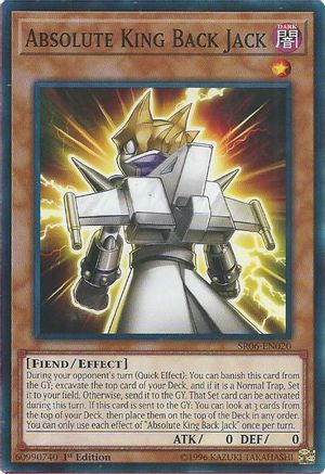 Absolute King Back Jack (SR06-EN020) - Structure Deck: Lair of Darkness 1st Edition Structure Deck: Lair of Darkness Yugioh Single  Squirtle Squad Card Shop.