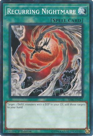 Recurring Nightmare (SR06-EN023) - Structure Deck: Lair of Darkness 1st Edition Structure Deck: Lair of Darkness Yugioh Single  Squirtle Squad Card Shop.