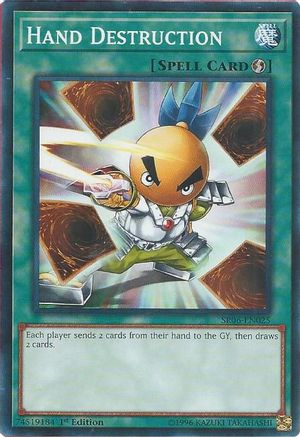 Hand Destruction (SR06-EN025) - Structure Deck: Lair of Darkness 1st Edition Structure Deck: Lair of Darkness Yugioh Single  Squirtle Squad Card Shop.