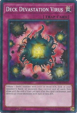 Deck Devastation Virus (SR06-EN032) - Structure Deck: Lair of Darkness 1st Edition Structure Deck: Lair of Darkness Yugioh Single  Squirtle Squad Card Shop.