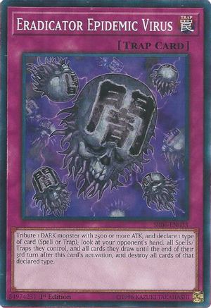 Eradicator Epidemic Virus (SR06-EN033) - Structure Deck: Lair of Darkness 1st Edition Structure Deck: Lair of Darkness Yugioh Single  Squirtle Squad Card Shop.