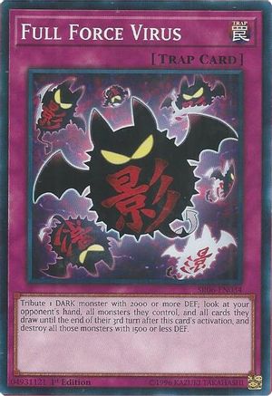 Full Force Virus (SR06-EN034) - Structure Deck: Lair of Darkness 1st Edition Structure Deck: Lair of Darkness Yugioh Single  Squirtle Squad Card Shop.