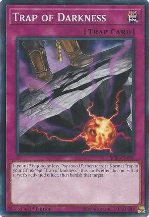 Trap of Darkness (SR06-EN036) - Structure Deck: Lair of Darkness 1st Edition Structure Deck: Lair of Darkness Yugioh Single  Squirtle Squad Card Shop.