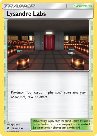 Lysandre Labs 111  SM  Forbidden Light - Uncommon SM - Forbidden Light Pokemon Single  Squirtle Squad Card Shop.