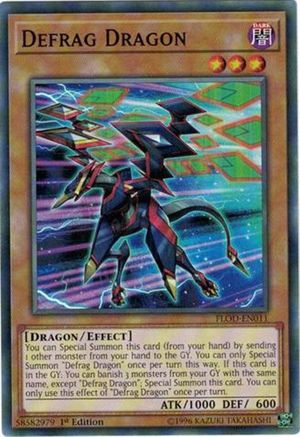 Defrag Dragon (FLOD-EN011) - Flames of Destruction Unlimited Flames of Destruction Yugioh Single  Squirtle Squad Card Shop.