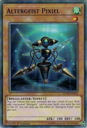 Altergeist Pixiel (FLOD-EN015) - Flames of Destruction Unlimited Flames of Destruction Yugioh Single  Squirtle Squad Card Shop.
