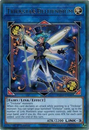 Trickstar Delfiendium (FLOD-EN040) - Flames of Destruction Unlimited Flames of Destruction Yugioh Single  Squirtle Squad Card Shop.
