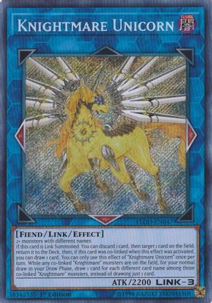 Knightmare Unicorn (FLOD-EN047) - Flames of Destruction 1st Edition Flames of Destruction Yugioh Single  Squirtle Squad Card Shop.