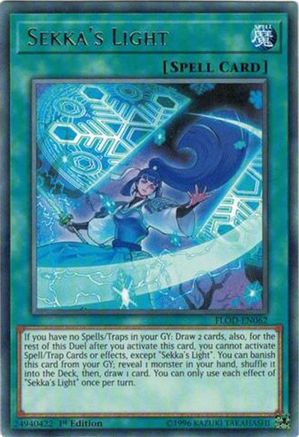 Sekka's Light (FLOD-EN062) - Flames of Destruction Unlimited Flames of Destruction Yugioh Single  Squirtle Squad Card Shop.