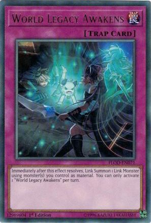 World Legacy Awakens (FLOD-EN071) - Flames of Destruction 1st Edition Flames of Destruction Yugioh Single  Squirtle Squad Card Shop.