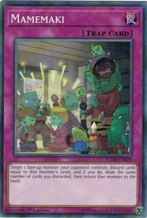 Mamemaki (FLOD-EN079) - Flames of Destruction 1st Edition Flames of Destruction Yugioh Single  Squirtle Squad Card Shop.
