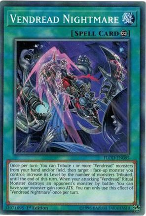 Vendread Nightmare (FLOD-EN085) - Flames of Destruction 1st Edition Flames of Destruction Yugioh Single  Squirtle Squad Card Shop.