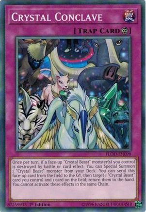 Crystal Conclave (FLOD-EN099) - Flames of Destruction Unlimited Flames of Destruction Yugioh Single  Squirtle Squad Card Shop.