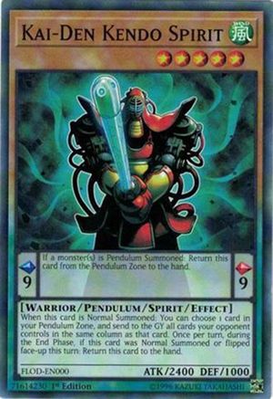 Kai-Den Kendo Spirit (FLOD-EN000) - Flames of Destruction Unlimited Flames of Destruction Yugioh Single  Squirtle Squad Card Shop.