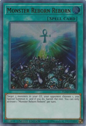 Monster Reborn Reborn (FLOD-ENSP1) (FLOD-ENSP1) - Flames of Destruction Limited Flames of Destruction Yugioh Single  Squirtle Squad Card Shop.