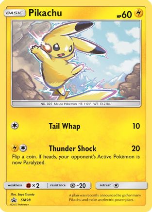 Pikachu SM98 - Holofoil SM Promos - Promo