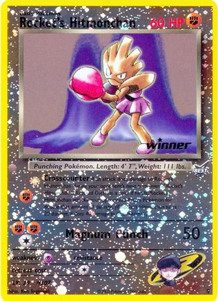 Rocket's Hitmonchan - 9 [Winner]  - Reverse Holofoil Best of Promos - Promo Best of Promos Pokemon Single  Squirtle Squad Card Shop.