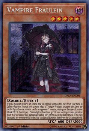 Vampire Fraulein (DASA-EN003) - Dark Saviors Unlimited Dark Saviors Yugioh Single  Squirtle Squad Card Shop.