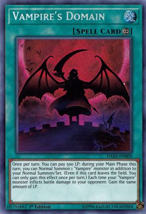 Vampire's Domain (DASA-EN009) - Dark Saviors Unlimited Dark Saviors Yugioh Single  Squirtle Squad Card Shop.