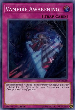 Vampire Awakening (DASA-EN010) - Dark Saviors Unlimited Dark Saviors Yugioh Single  Squirtle Squad Card Shop.