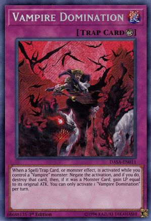 Vampire Domination (DASA-EN011) - Dark Saviors Unlimited Dark Saviors Yugioh Single  Squirtle Squad Card Shop.