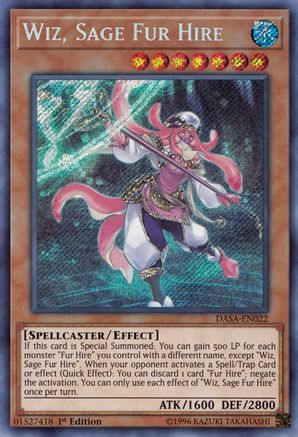 Wiz, Sage Fur Hire (DASA-EN022) - Dark Saviors 1st Edition Dark Saviors Yugioh Single  Squirtle Squad Card Shop.