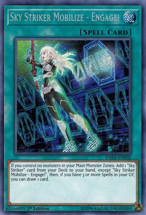 Sky Striker Mobilize - Engage! (DASA-EN030) - Dark Saviors Unlimited Dark Saviors Yugioh Single  Squirtle Squad Card Shop.