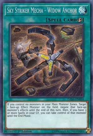 Sky Striker Mecha - Widow Anchor (DASA-EN034) - Dark Saviors Unlimited Dark Saviors Yugioh Single  Squirtle Squad Card Shop.