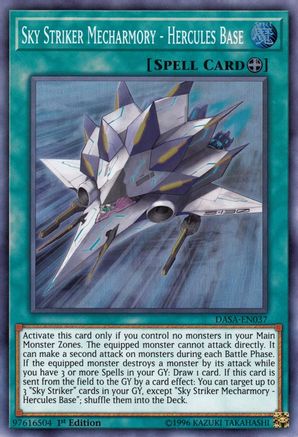 Sky Striker Mecharmory - Hercules Base (DASA-EN037) - Dark Saviors 1st Edition Dark Saviors Yugioh Single  Squirtle Squad Card Shop.