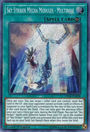 Sky Striker Mecha Modules - Multirole (DASA-EN038) - Dark Saviors 1st Edition Dark Saviors Yugioh Single  Squirtle Squad Card Shop.