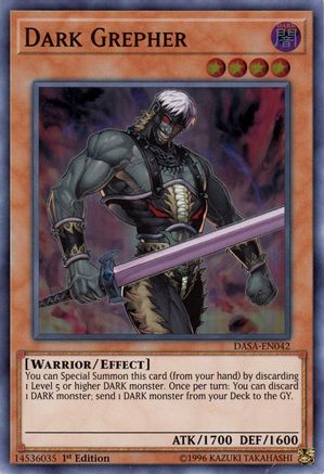 Dark Grepher (DASA-EN042) - Dark Saviors 1st Edition Dark Saviors Yugioh Single  Squirtle Squad Card Shop.